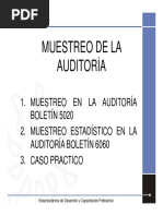 boletin 5020 el muestreo en la auditoria